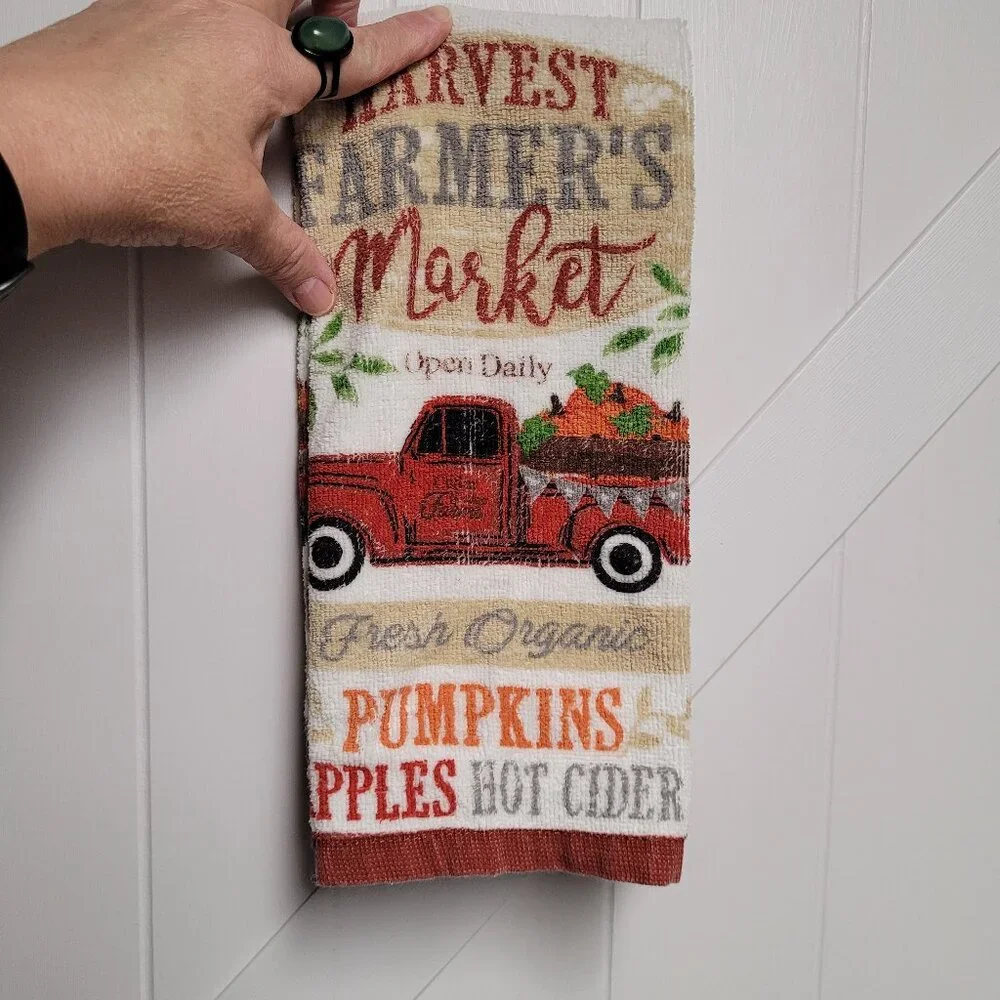 Harvest Farmers Market and Sunflower Kitchen Towels